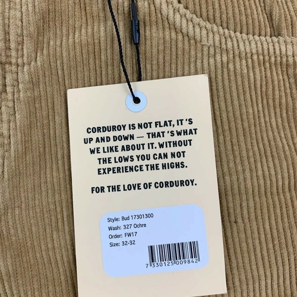 THE CORDS & CO.  OCHRE TAN CORDUROY PANTS NWT - Picture 7 of 8